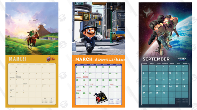 Preorder Super Mario Odyssey 2020 Wall Calendar | $10 | AmazonPreorder Legend of Zelda 2020 Wall Calendar | $10 | AmazonPreorder Metroid 2020 Wall Calendar | $10 | Amazon